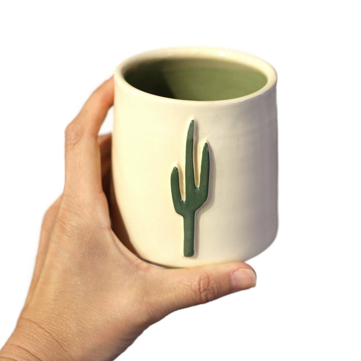 Saguaro Sipping Cup by Crooked Tree Ceramics