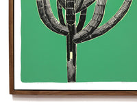 Framed Saguaro Sketch by Andy Brow