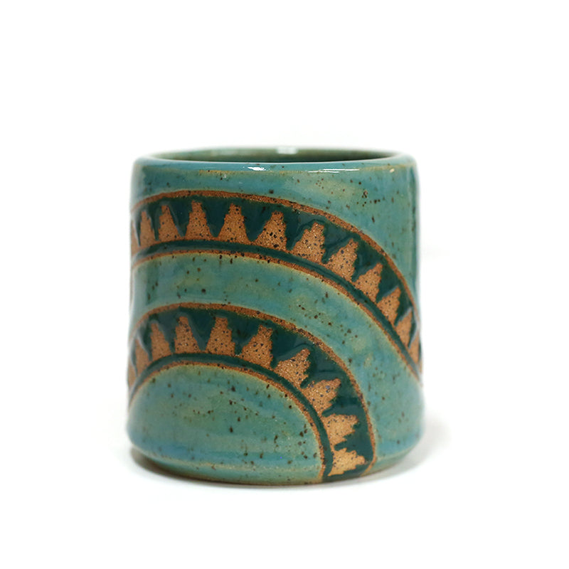 Rattlesnake mug by Crooked Tree Ceramics