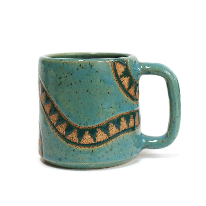 Rattlesnake mug by Crooked Tree Ceramics