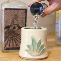 Agave Sipping Cup by Crooked Tree Ceramics