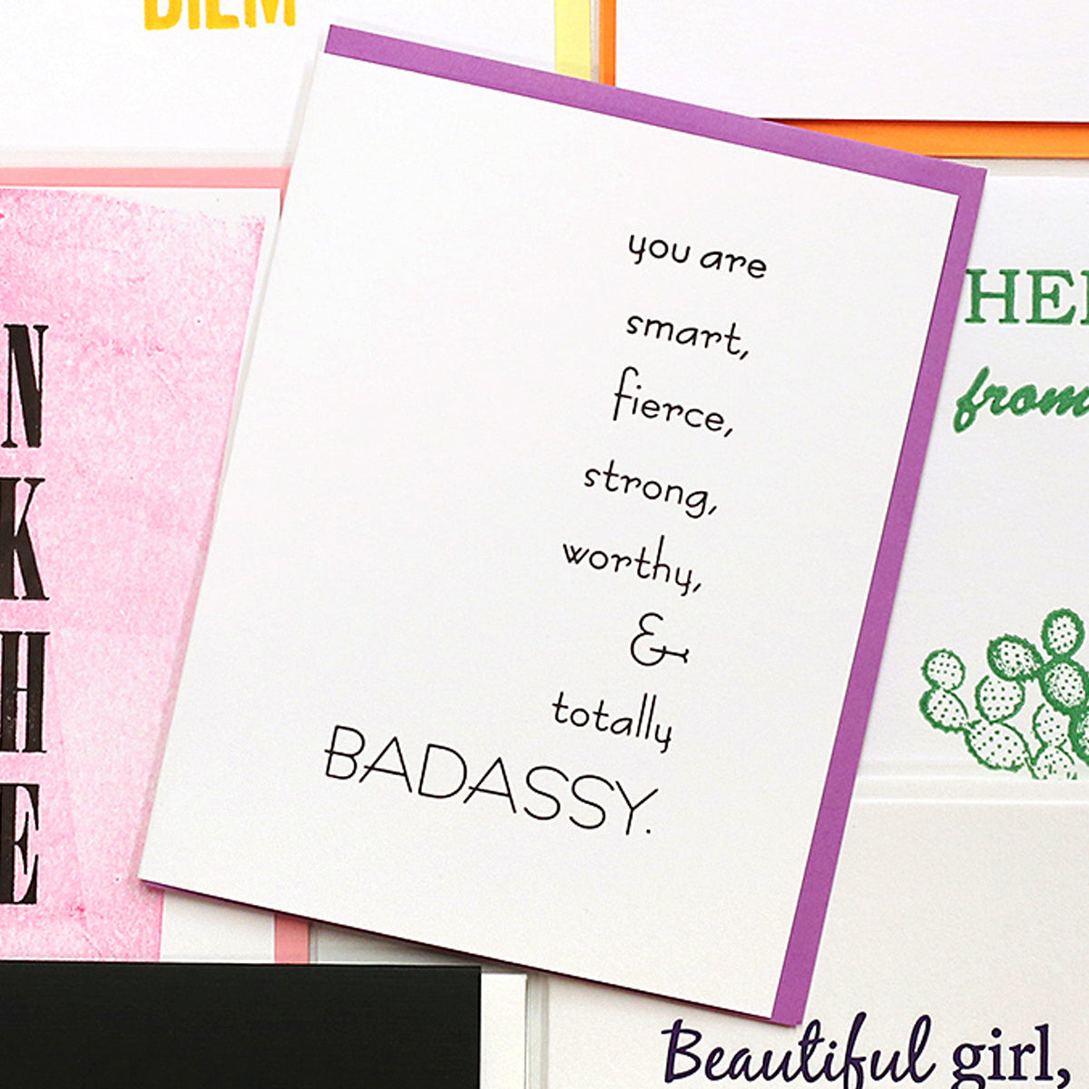 Letterpress Card by Hazel & Violet