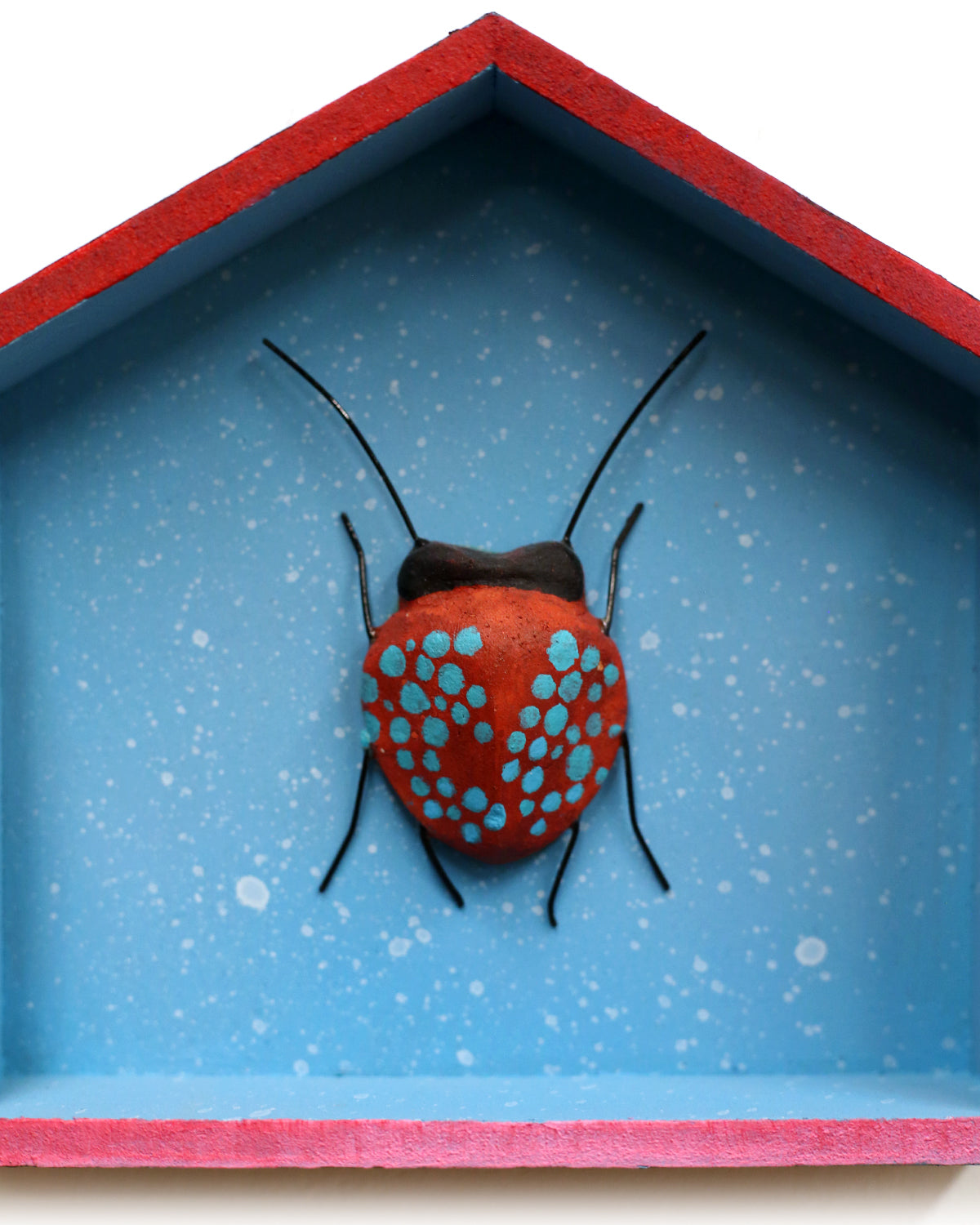 Lady Bug in Blue House by Jennifer Gross