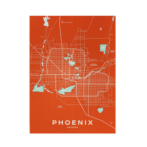 Phoenix Map by Jake Early