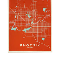 Phoenix Map by Jake Early