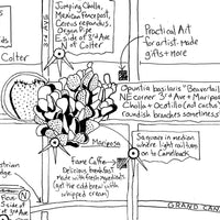 Phoenix Cactus Map by Jen Urso