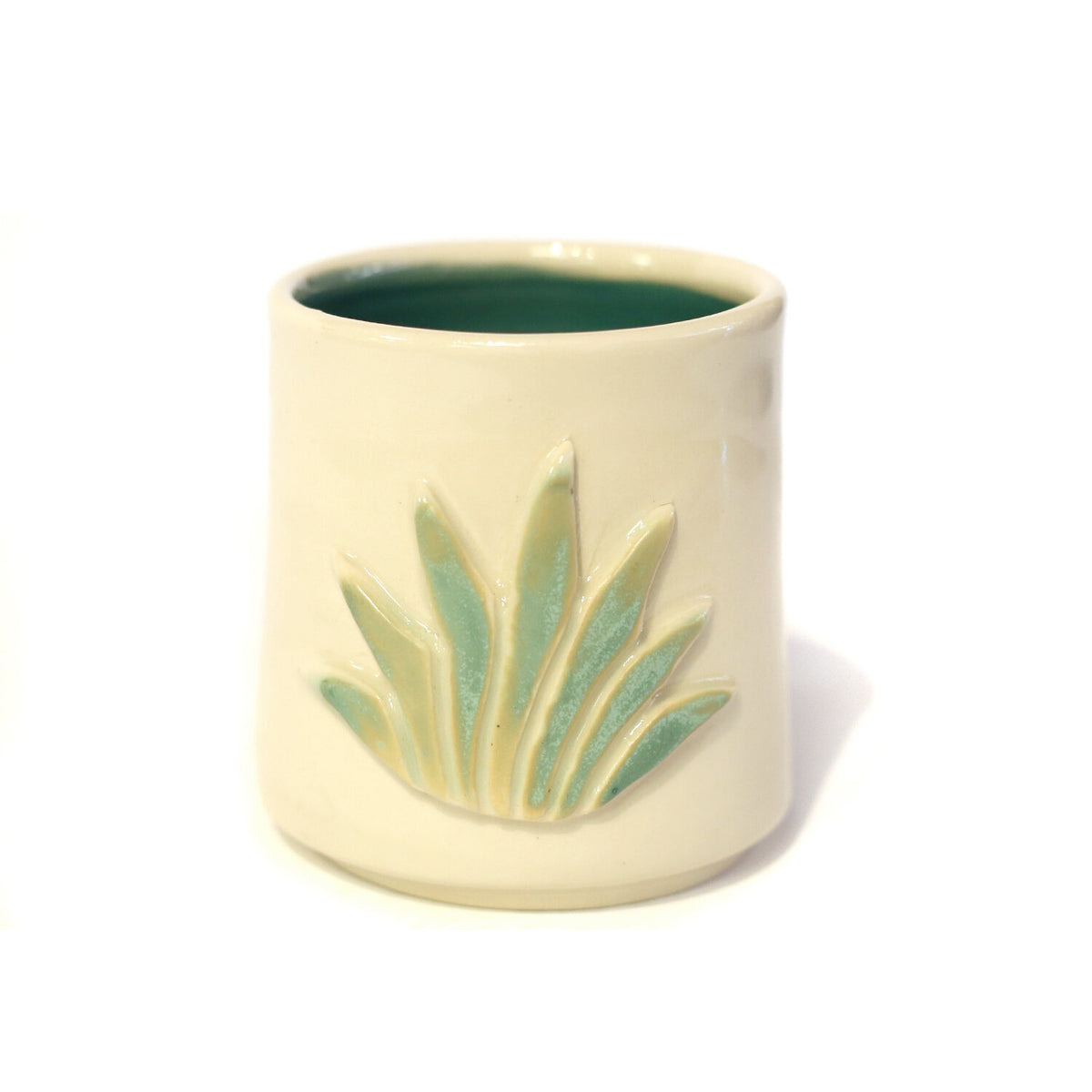 Agave Sipping Cup by Crooked Tree Ceramics