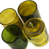 Wine Bottle Glassware - 12oz Glasses