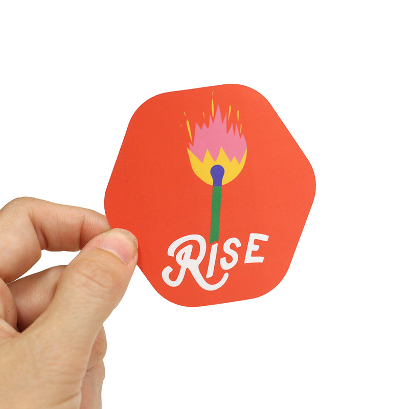 Rise Sticker by Safwat Saleem