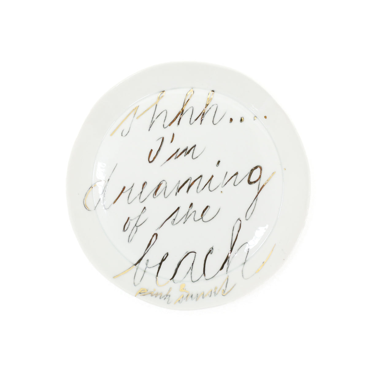 Motivational Plate by Stepanka Summer