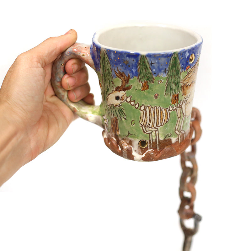 Mug and Chain by Tuile Fionnuala