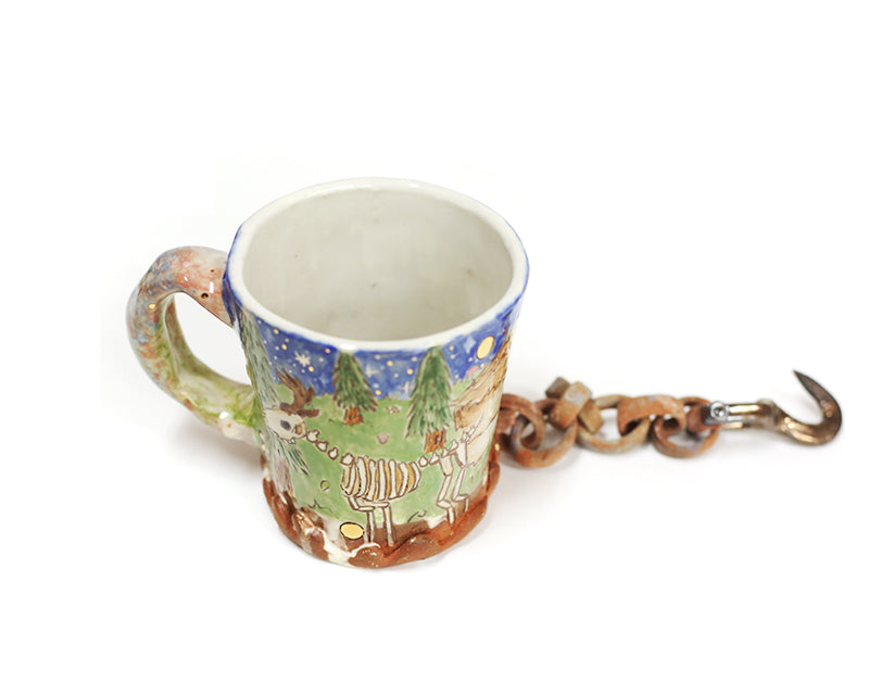 Mug and Chain by Tuile Fionnuala