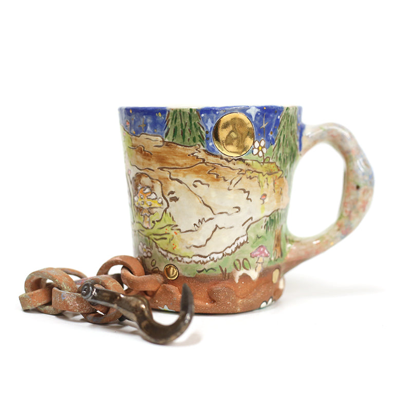 Mug and Chain by Tuile Fionnuala