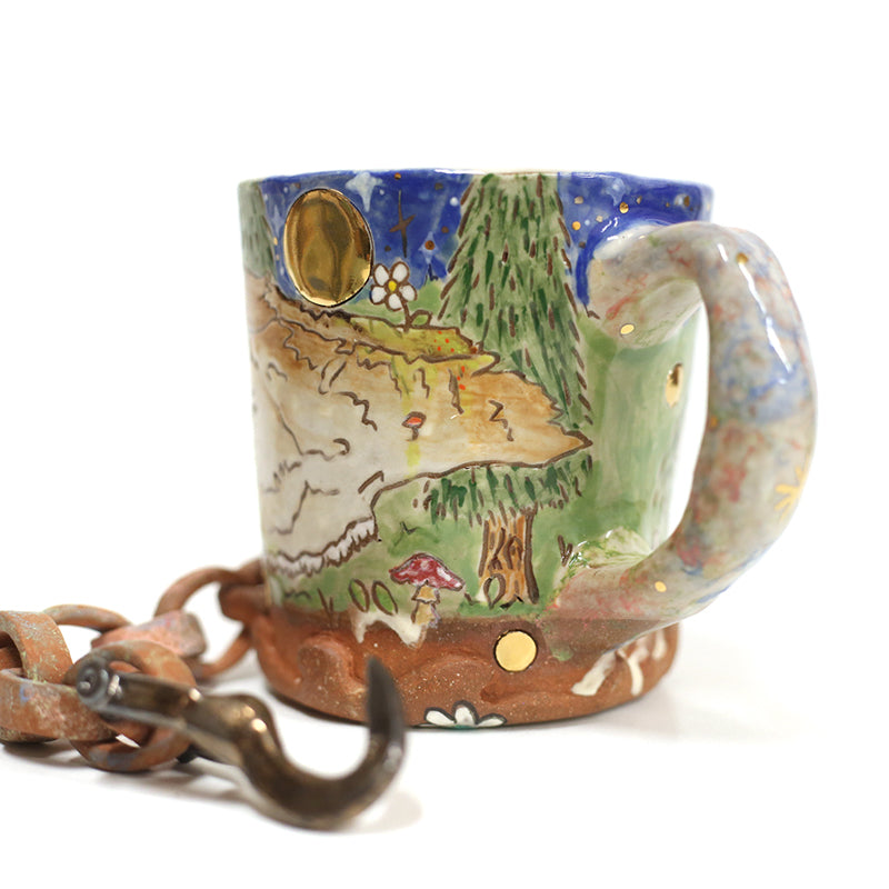 Mug and Chain by Tuile Fionnuala