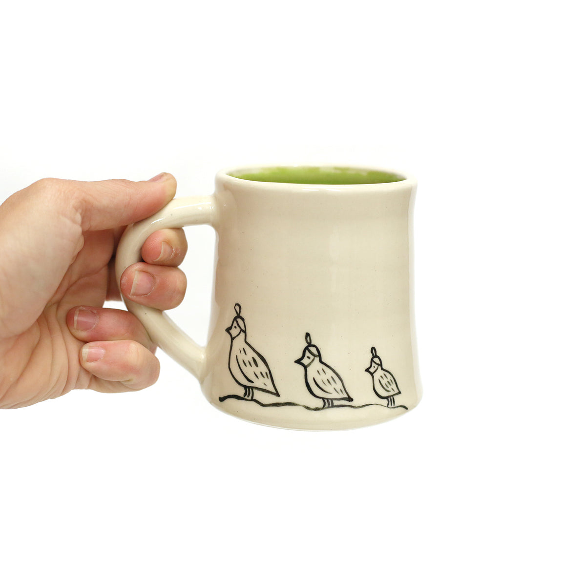 Quail Mug by Crooked Tree Ceramics