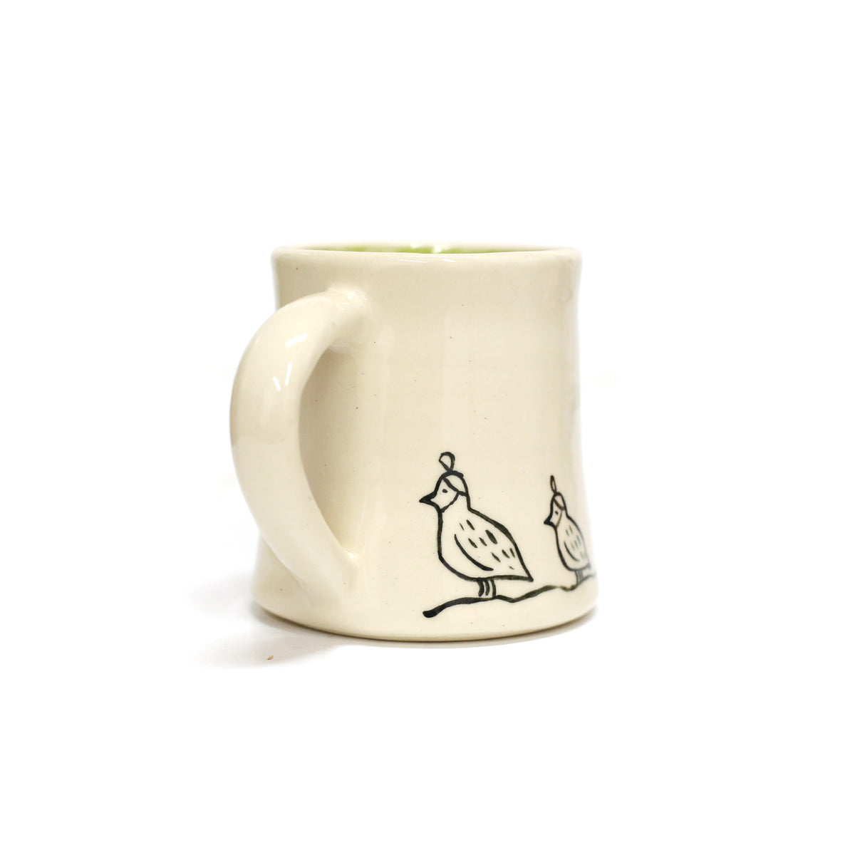 Quail Mug by Crooked Tree Ceramics