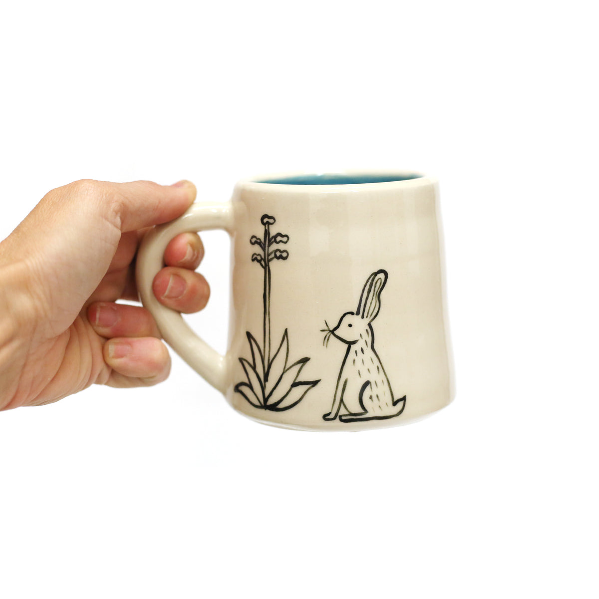 Rabbit Mug by Crooked Tree Ceramics