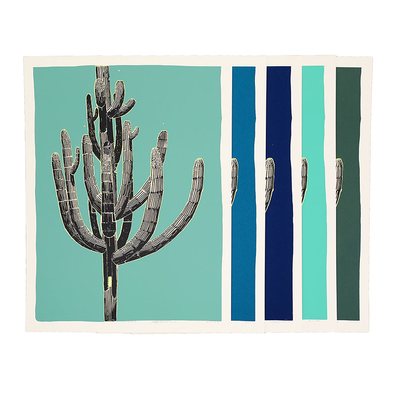 Saguaro Sketch by Andy Brown